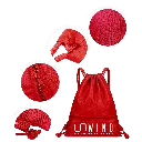 Red Nylon Backpack Features Transparent.webp