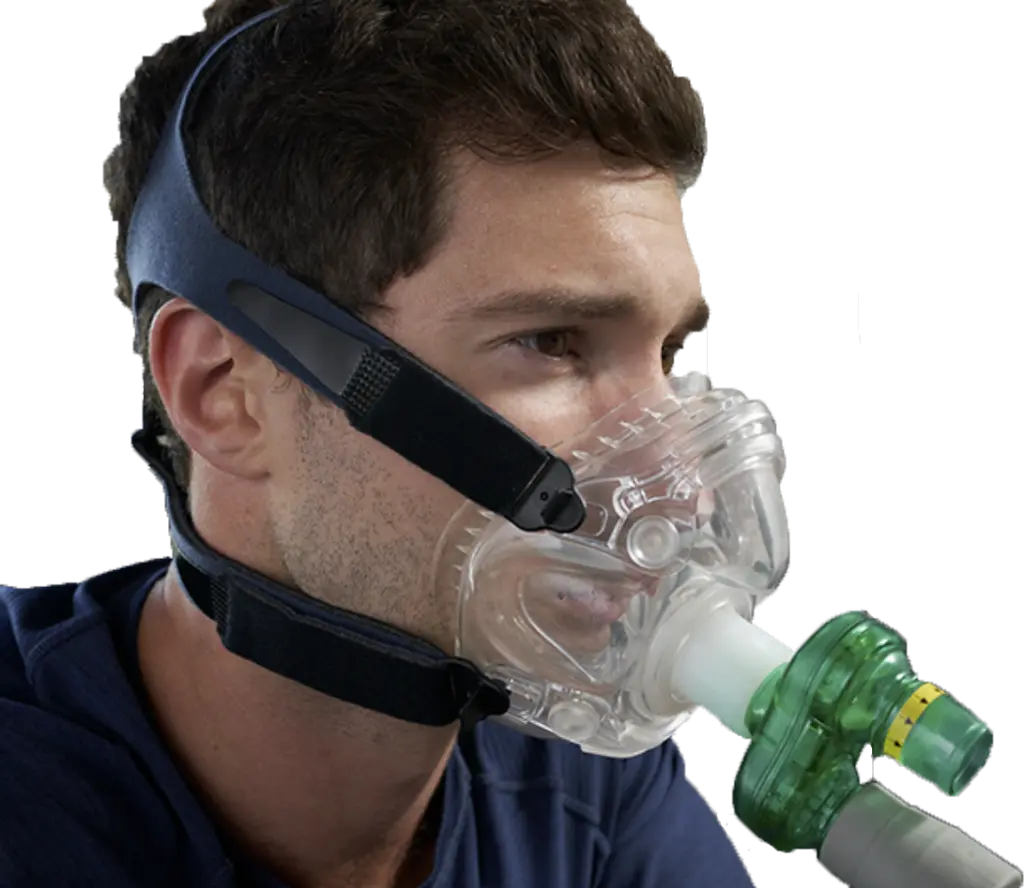 EWOT Clear mask with male user Transparent.webp