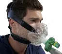 EWOT Clear mask with male user Transparent.webp
