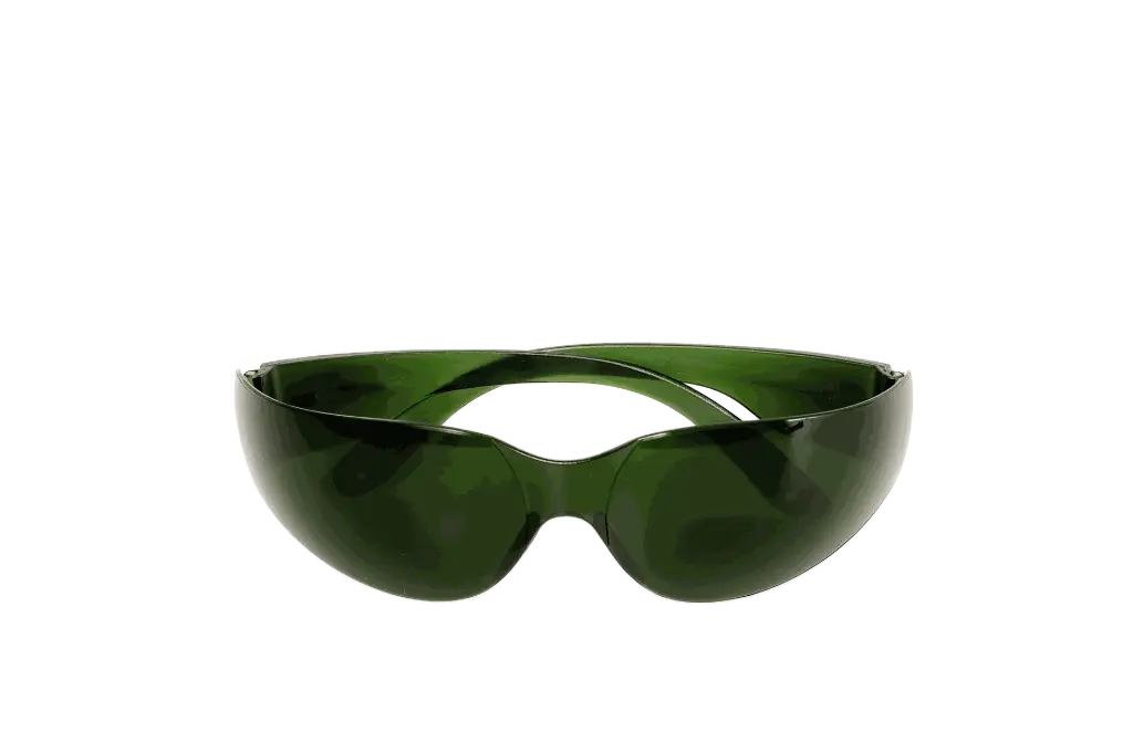 Red Light Glasses Front View Transparent.webp